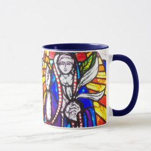 Church Window Design - Stained Glass Detail on a Mug
