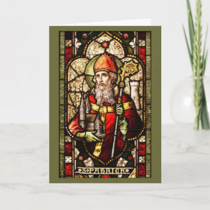 Church Window of St. Patrick - Card