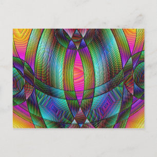 Church Window Postcard