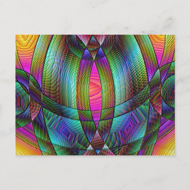 Church Window Postcard (Front)