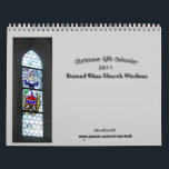 Church Windows Calendar<br><div class="desc">12 month gift calendar containing paintings of old masters on stained glass Church Windows.</div>