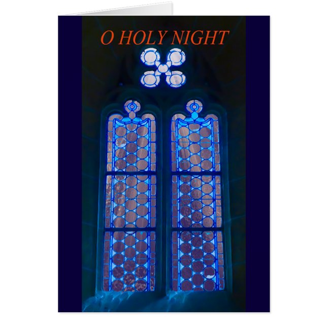 Church windows image for postcard (Front)