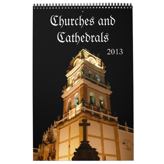 churches 2013 calendar (Cover)