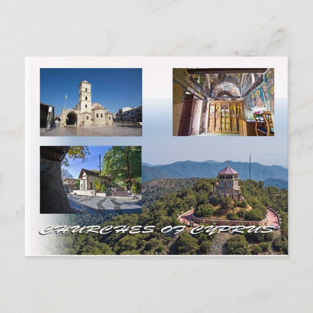 Churches of Cyprus postcard (Front)