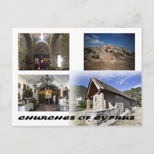 churches of cyprus postcard