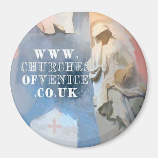 Churches of Venice fridge magnet