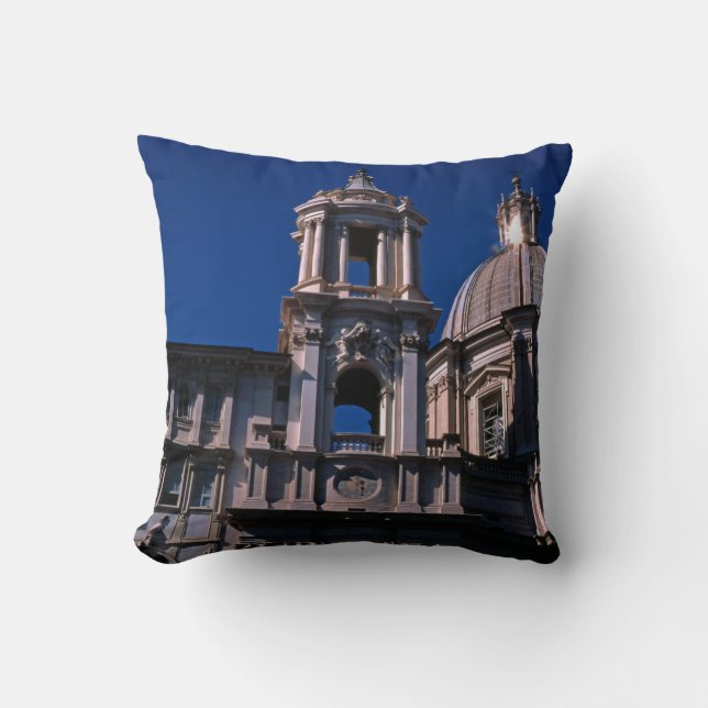 Churches Rome Italy Throw Pillow (Front)