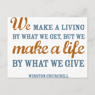 churchill-a life-NOBRK Postcard