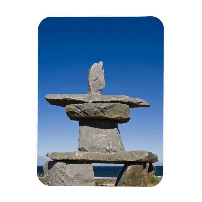 Churchill, Manitoba. Inukshuk Magnet (Vertical)