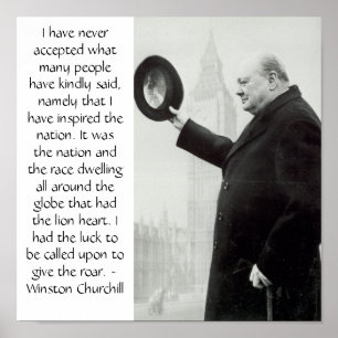 Churchill Poster