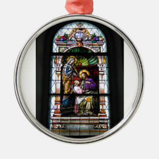 churchwindow from brezje/slovenia metal ornament