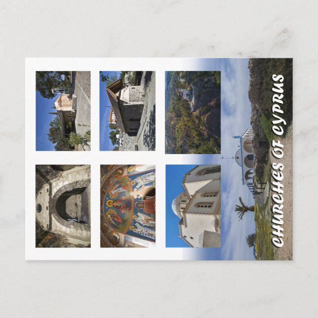 Churhes of Cyprus Postcard (Front)