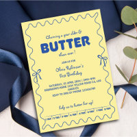 Churning a Year Older Butter Birthday