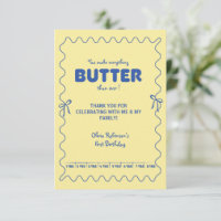 Churning a Year Older Butter Birthday