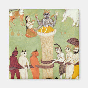 Churning of the Sea of Milk, 15th-17th century Magnet