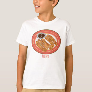 Churro cartoon illustration T-Shirt