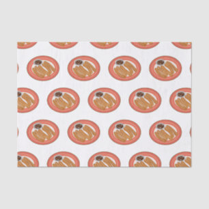 Churro cartoon illustration  tissue paper