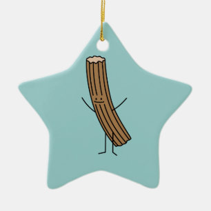 Churro Loves You! Ceramic Ornament