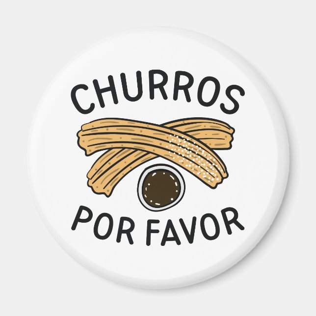 Churros Por Favour Magnet (Front)