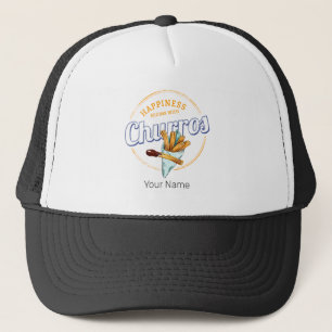 Churros Snack Vintage Dessert Retro Street Food Trucker Hat