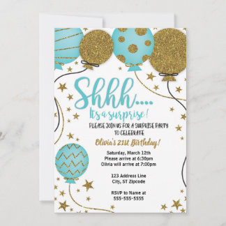 Chut, c'est une invitation à une fête surprise