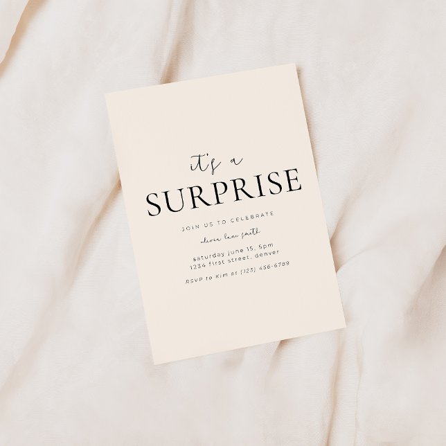 Chut... Invitation pour une fête surprise (Créateur téléchargé)