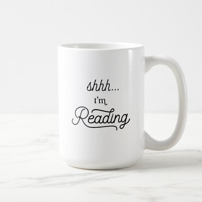 Chut... Je lis Mug (Droite)