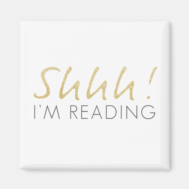 Chut ! Je suis Lecture Magnet (Devant)