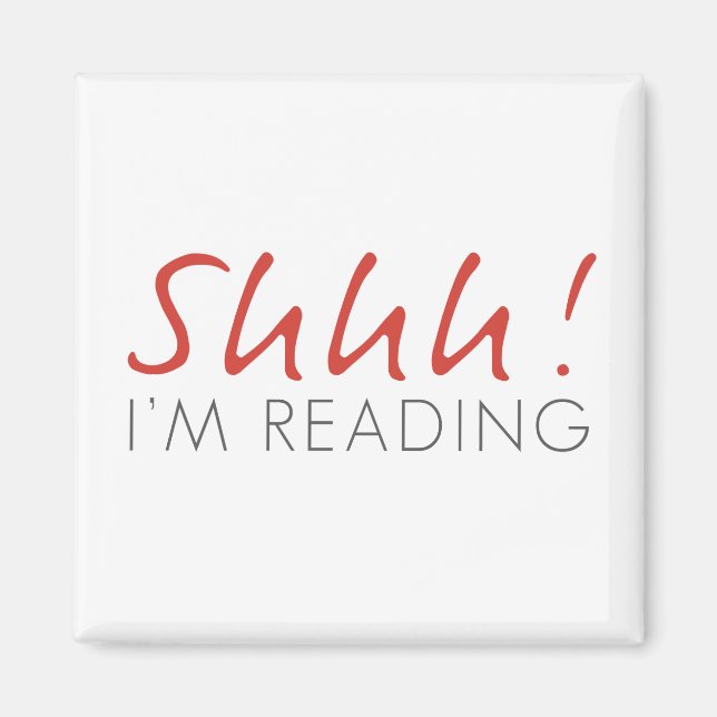Chut ! Je suis Lecture Magnet (Devant)