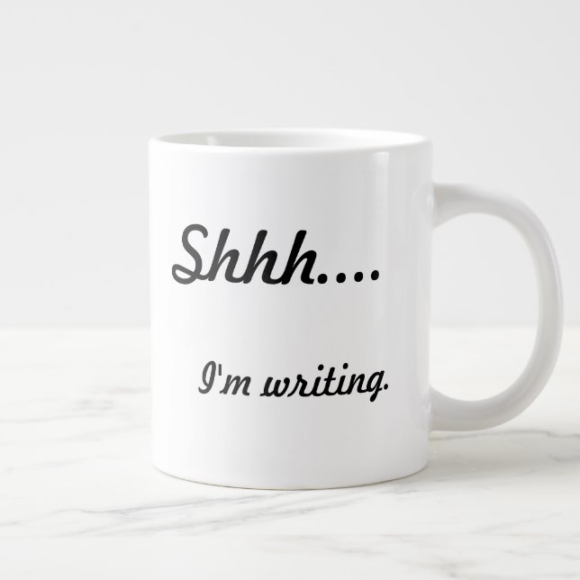 Chut... J'écris Mug (Droite)