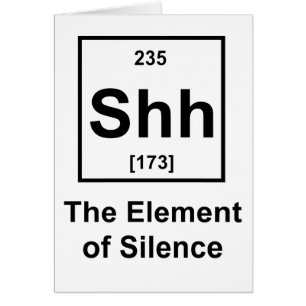 Chut, l'élément du silence