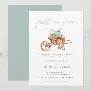 Chute d'amour - Fête des mariées   Invitation