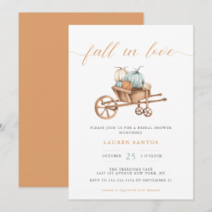Chute d'amour - Fête des mariées Invitation