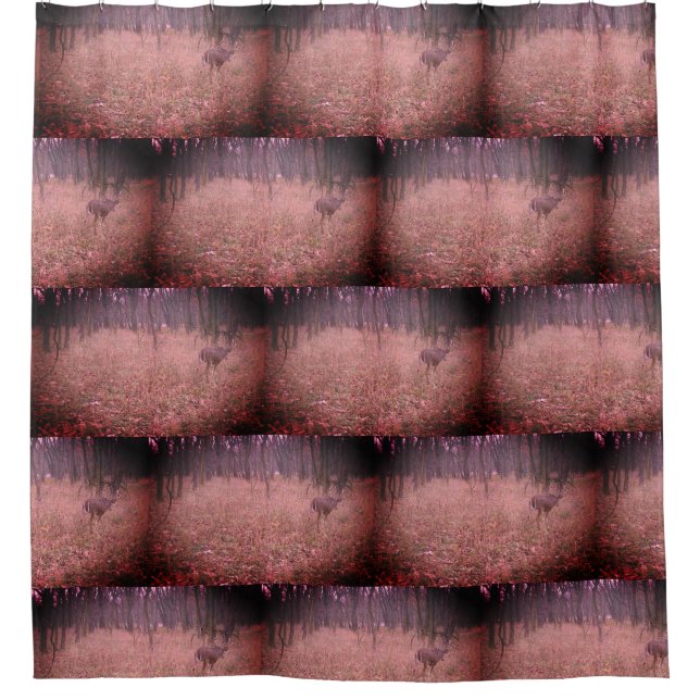 Chute Dans Le Rideau De Douche Bois (Devant)