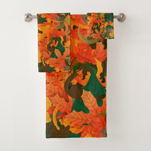 Chute du Motif Feuille pour l'automne (En situation)