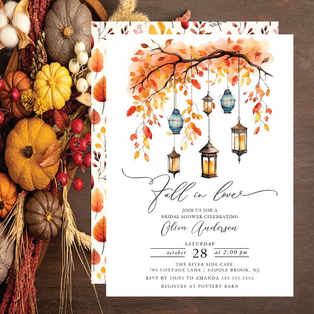 Chute En Amour Invitation À La Douche Nuptiale (Créateur téléchargé)