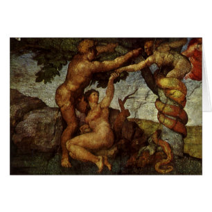 Chute et Expulsion de Michel-Ange, Jardin d'Eden