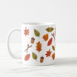 Chute Feuille confortable café d'automne Mug