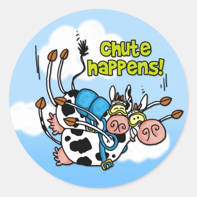 chute happens stickers (Front)