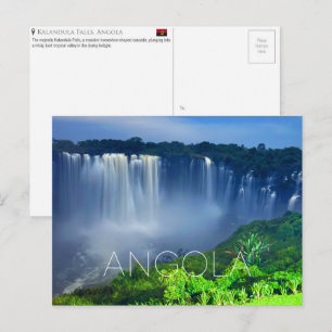 Chutes de Kalandula, Angola Carte Postale de Voyag