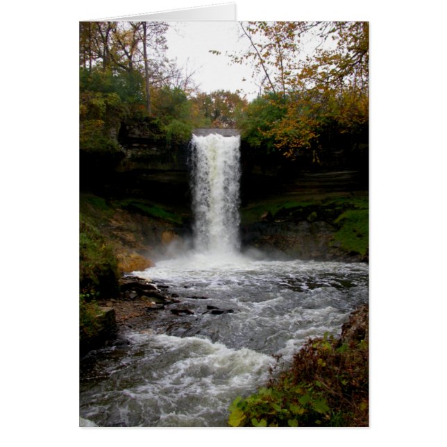 Chutes de Minnehaha en automne (Devant)