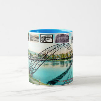 chutes de soufflets, VT. tasse de 2 tons