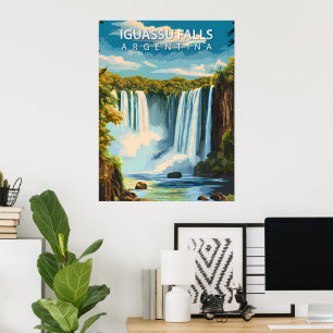 Chutes d'Iguassu, Argentine – Affiche de voyage vi