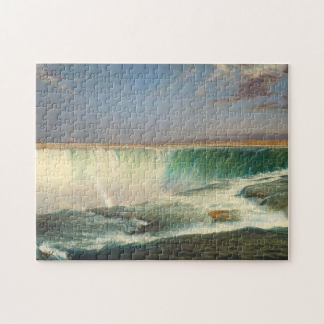 Chutes du Niagara peignant le puzzle (Horizontal)