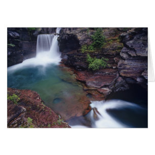 Chutes St Mary dans le parc national de Glacier da