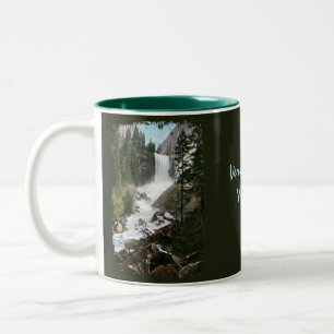 Chutes vernales Peint Café Mug