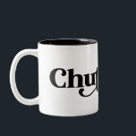 Chutzpah Yiddish Humour Two-Tone Coffee Mug<br><div class="desc">The perfect mug for any Jewish home! This makes a great housewarming, birthday or Hanukkah gift as well.</div>