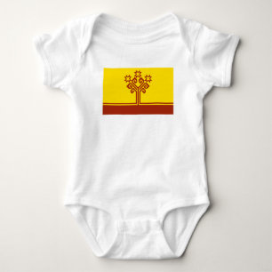 Chuvashia Flag Baby Bodysuit