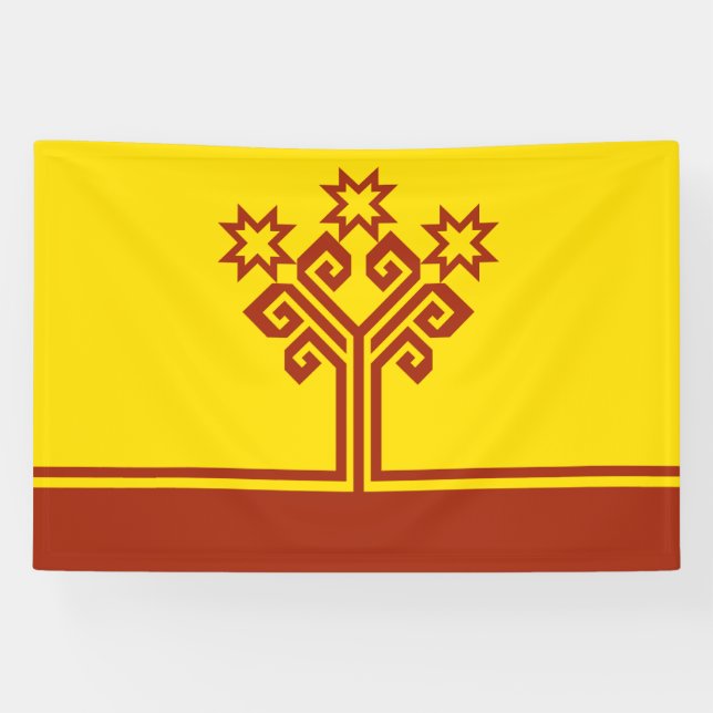 Chuvashia Flag Banner (Horizontal)