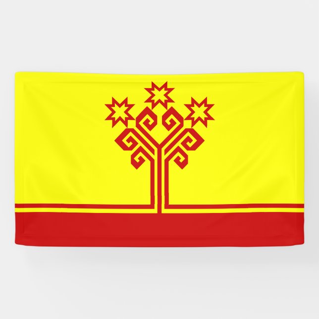 Chuvashia Flag Banner (Horizontal)